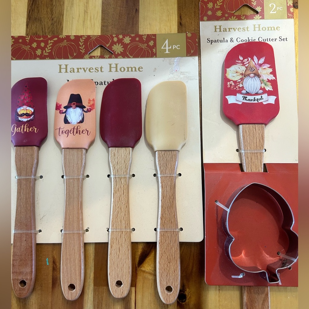 Harvest Home Spatula Set’s 6 Pieces NEW